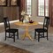 International Concepts 42 in. Dual Drop Leaf Table with 2 Splat Back Dining Chairs - 3 Piece Dining Set K04-42DP-C46-10P - alternate 4